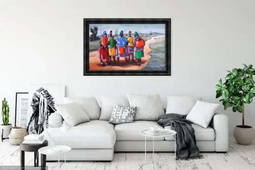 kenneth muradzikwa oil painting