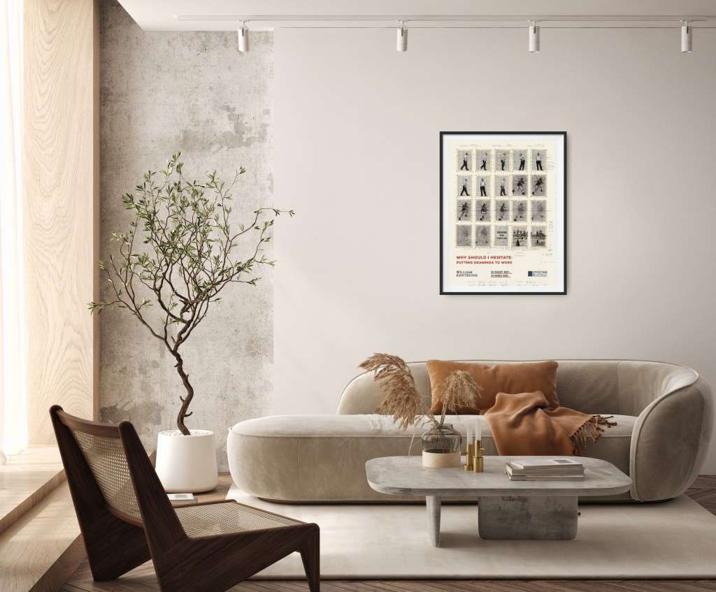 william kentridge - zeitz mocaa museum exhibition poster 2019