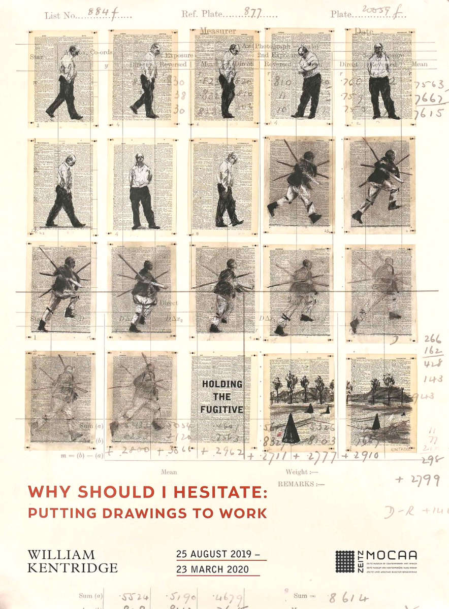 william kentridge - zeitz mocaa museum exhibition poster 2019