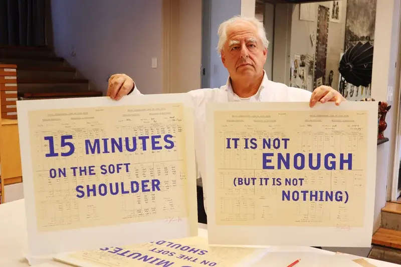 william kentridge - `it is not enough (but it is not nothing)` print