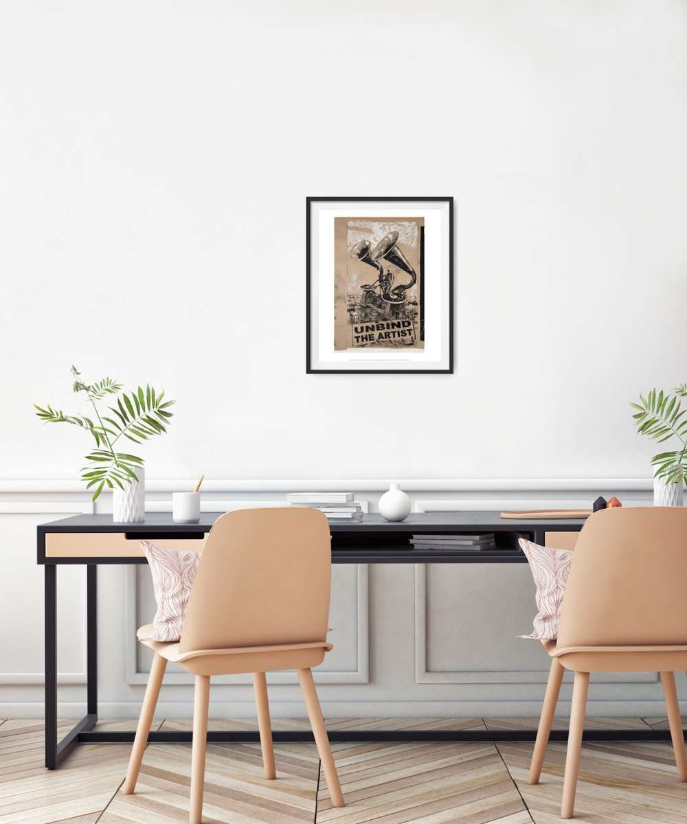 william kentridge `unbind the artist` print