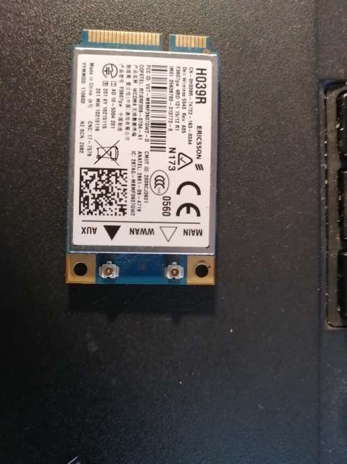 Dell DW5540 H039R Ericsson 3G WWAN Wireless Wifi Card Mini PCIe HSDPA GPS