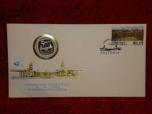 RSA FDC 6.3c ISSUED 10-05-2010 PRESIDENTIAL INAUGURATION as ISSUED PROOF R5 COIN