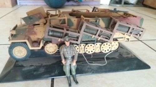 ww2 military german halftrack  21st century toys
