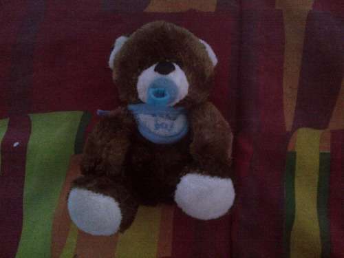 ADORABLE TEDDY IN GREAT CONDITION,,H 14CM