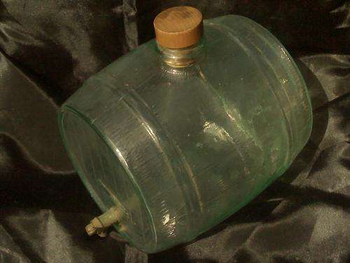 glass barrel madein italy, very old and rare