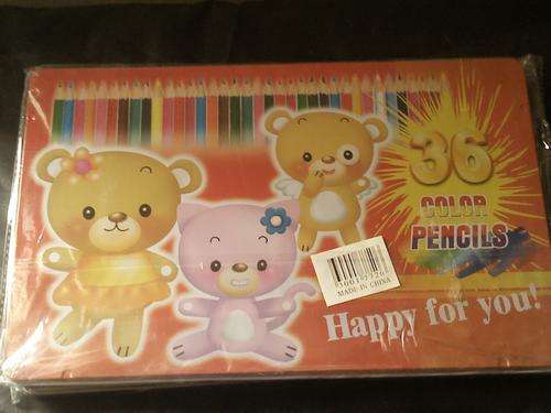 32 color pencil set in metal case