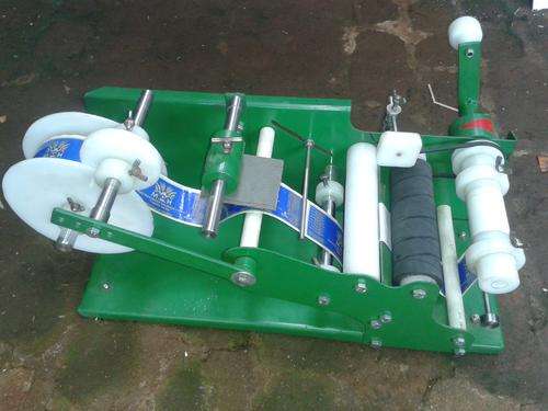 Water bottle label machine