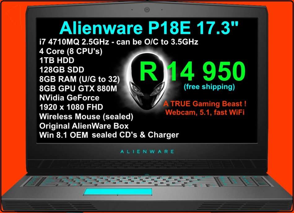 Alienware P18E 17.3"