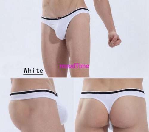 Sexy Full Cotton Men G-Strings - Good Brand WJ Breathable Soft Feeling Underwear