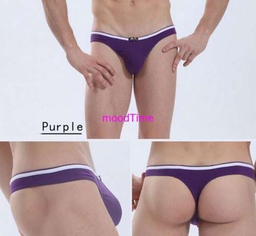 Sexy Full Cotton Men G-Strings - Good Brand WJ Breathable Soft Feeling Underwear
