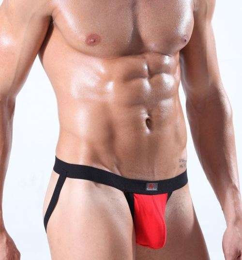 Large Sexy Mens Underwear Jockstrap Red (In Stock)