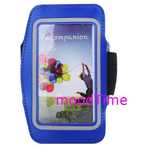 Trendy Sports Neoprene Armband for Samsung Galaxy S4 i9500 - Blue