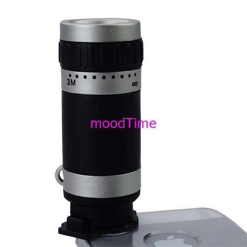 6X Zoom Lens Telescope + Back Case for iPhone 5