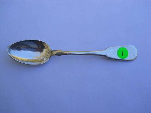 Imperial Russian Silver Teaspoon
