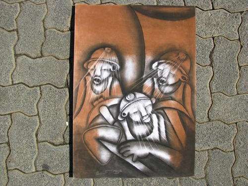 David Mbele Mixed Media