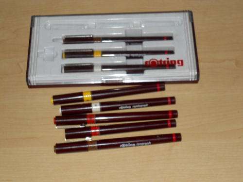 Collection Vintage Rotring Pens (R1 N/R)