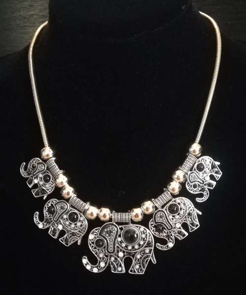 Vintage Style Elephant Necklace