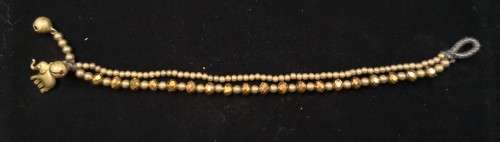 Boho Brass Beaded Bracelet