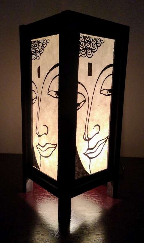 Handmade Vintage Thai lamp with modern design