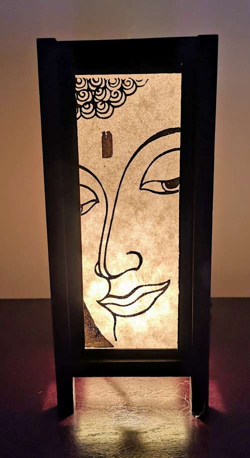 Handmade Vintage Thai lamp with modern design