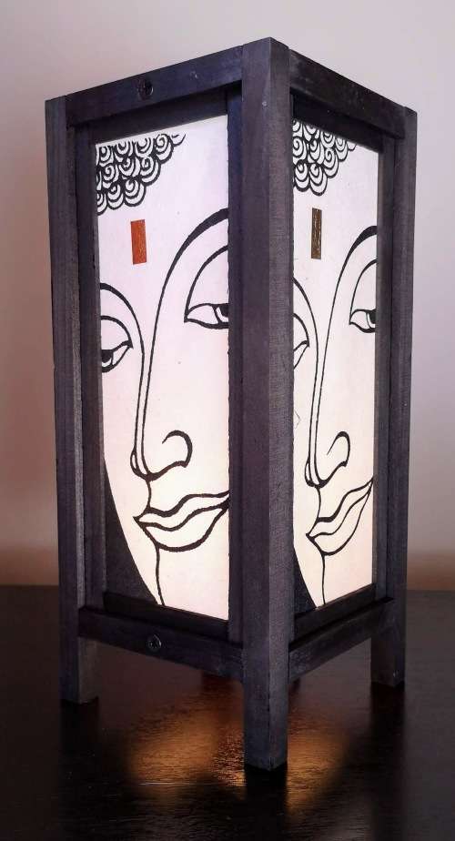 Handmade Vintage Thai lamp with modern design