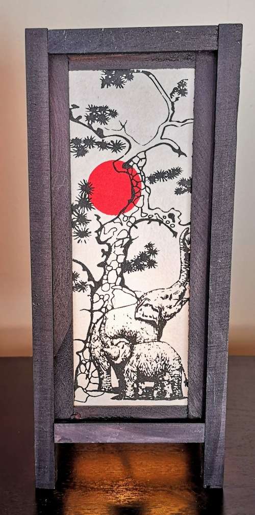 Handmade Vintage Thai lamp with modern design