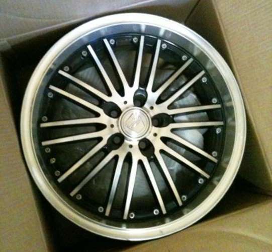 Aline Razor 17" Wheels - Set of 4 - 5 Hole PC 100