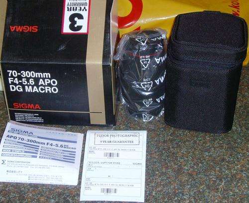 SIGMA 70-300mm F4-5.6 APO DG MACRO--BEST PRICE ON NET !NIKON MOUNT