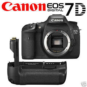 CANON EOS 7D CAMERA BODY + ORIG BG-E7 BGE7 GRIP KIT