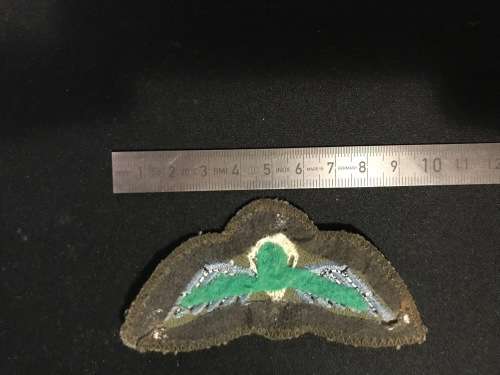 Rhodesian Army paratrooper wings, camo dress