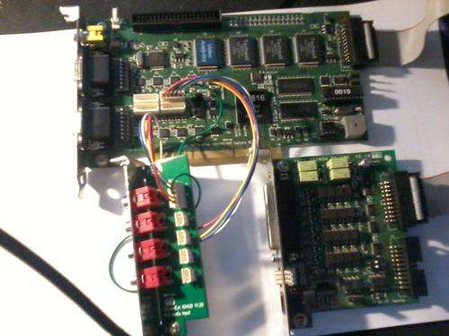 16CH 480 Display Capture V2.05 Card & 16CH DI/4CH DO/485 V2.10 & 4CH Audio Extend