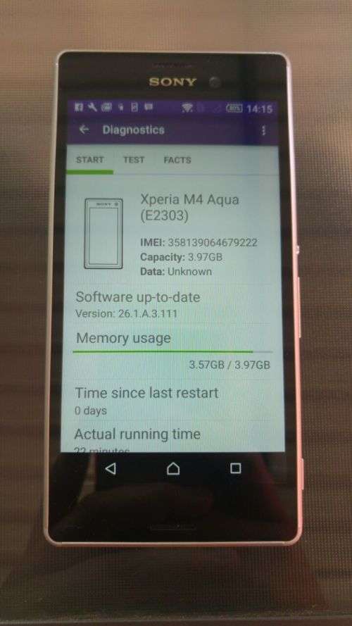 Sony Xperia M4 Aqua Silver - Free Courier Delivery