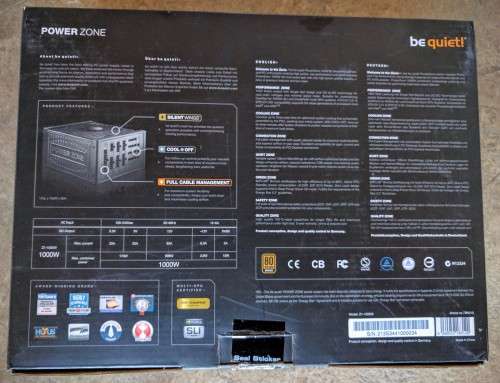 be quiet! Power Zone 1000W Modular Power Supply (1000 watt PSU)