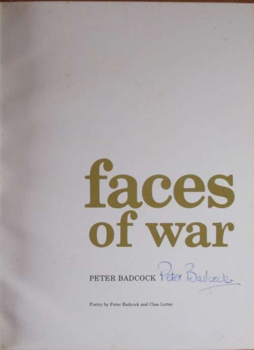 FACES of WAR - Peter Badcock