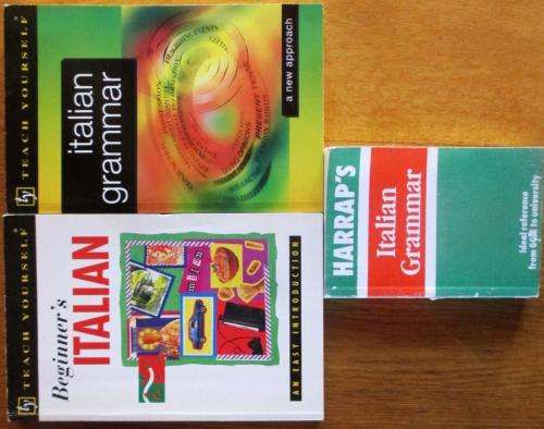 TEACH YOURSELF ITALIAN + 2 x Grammar books