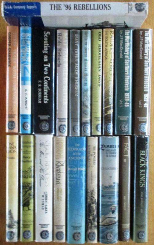 RHODESIANA REPRINT LIBRARY Silver Series 20 of 24 Titles
