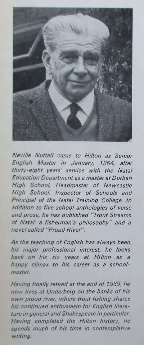 Lift Up Your Hearts Hilton College 1872-1972