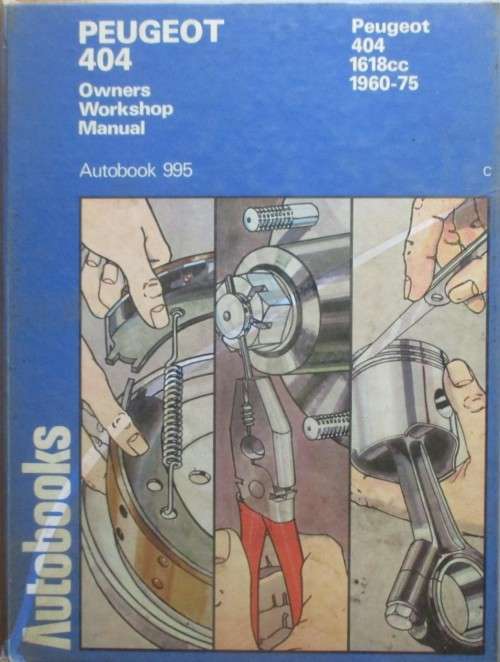 Owner`s Workshop Manual PEUGEOT 404