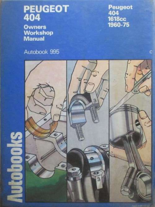 Owner`s Workshop Manual PEUGEOT 404