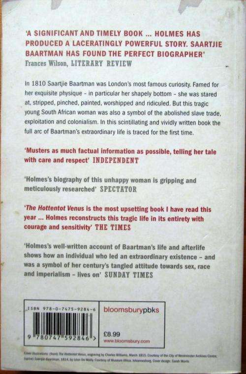 The Hottentot Venus The Life and Death of Saartjie Baartman Born 1789 - Buried 2002