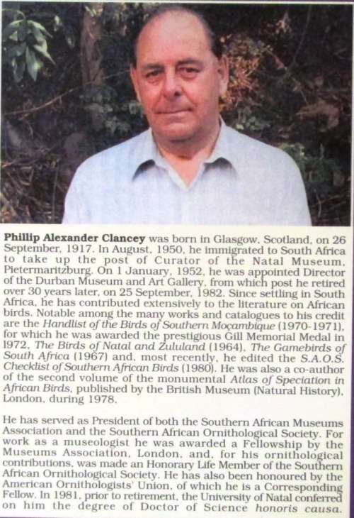 The Birds of Southern Mozambique