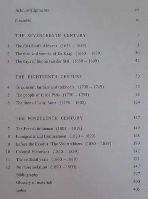 Clothing Fashions in South Africa 1652-1900
