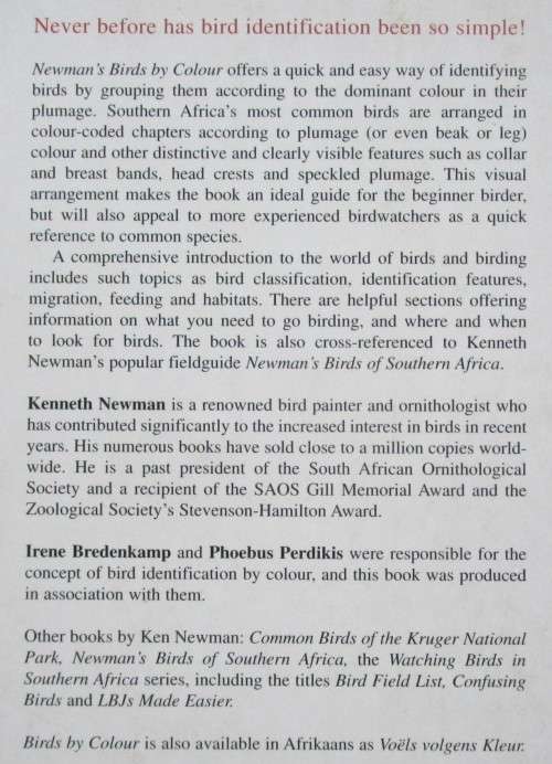 Newman`s Birds By Colour