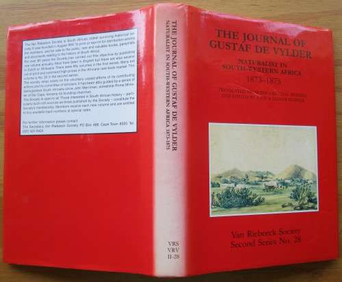 THE JOURNAL of GUSTAF DE VYLDER: Naturalist in south-western Africa, 1873-1875