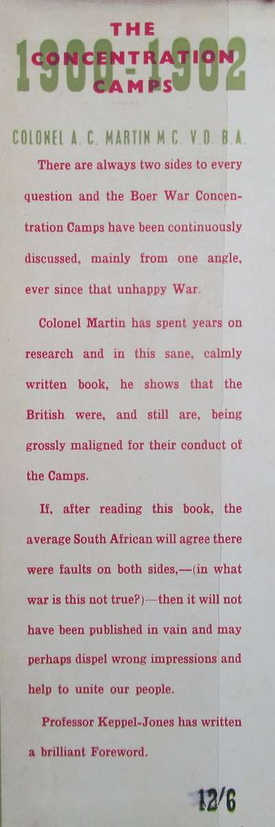 The Concentration Camps, 1900-1902