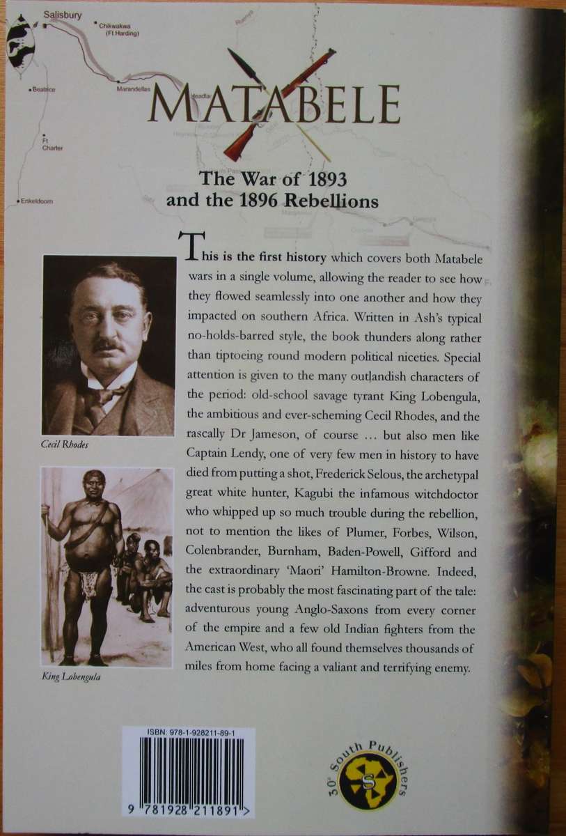 MATABELE the War of 1893 and the 1896 Rebellion