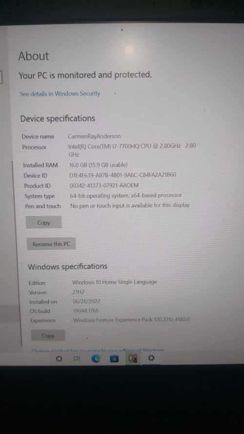 Dell Inspiron 15 7000 Gaming Laptop