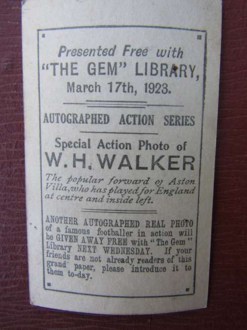 SOCCER COLLECTORS CARD - EARLY 1900`s / Lot of 1 card.