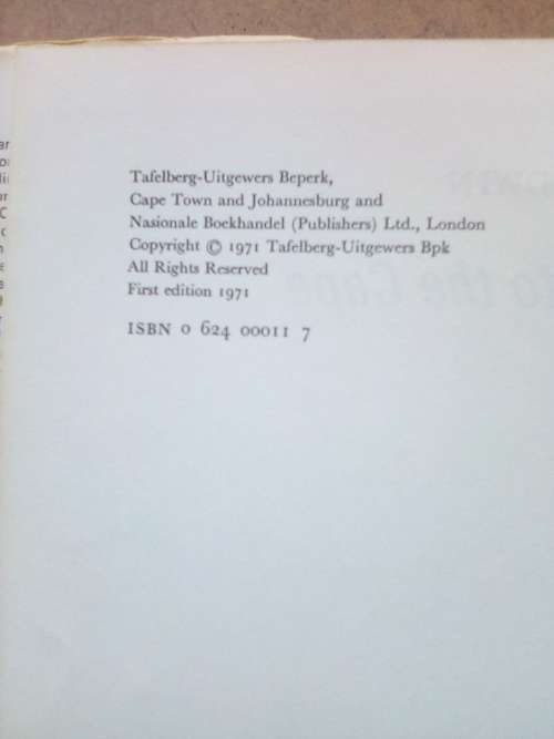 WINGS TO THE CAPE BY J GODWIN.